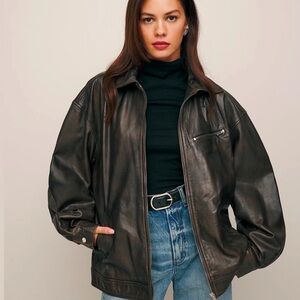 Reformation Veda Leather Jacket